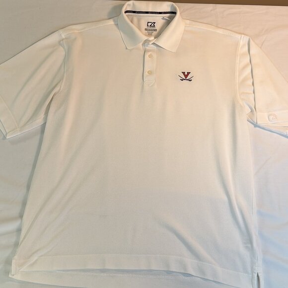 Virginia Tech Cutter & Buck Polo XL CB DryTek Moisture Wicking Breathable Comfy - Picture 7 of 16